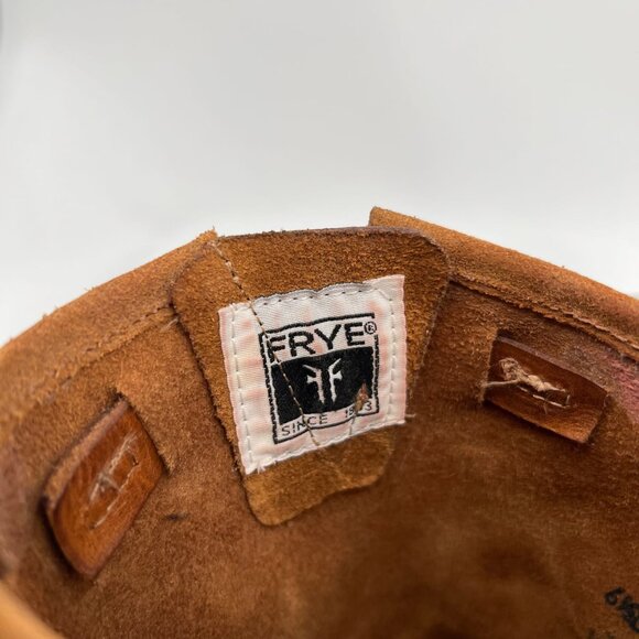 Frye Brown Leather Buckle Ankle Boots | Size 6.5 - Picture 8 of 12